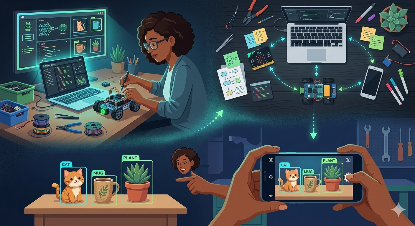 Hobbyists με ρομπότ και AI projects